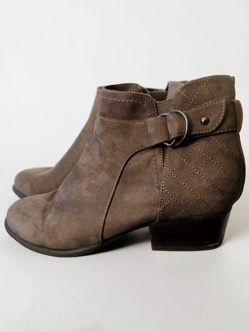 Unisa Faux suede Brown booties, 8.5m